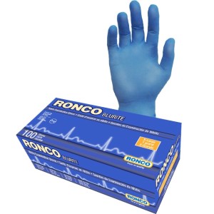 Blurite Nitrile Blue Examination Glove Powder Free X-Large 100x10